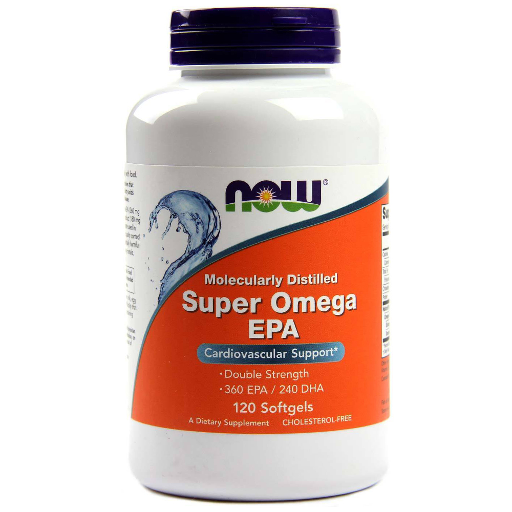 Витамины NOW Super Omega EPA 1200 mg 120 softgels