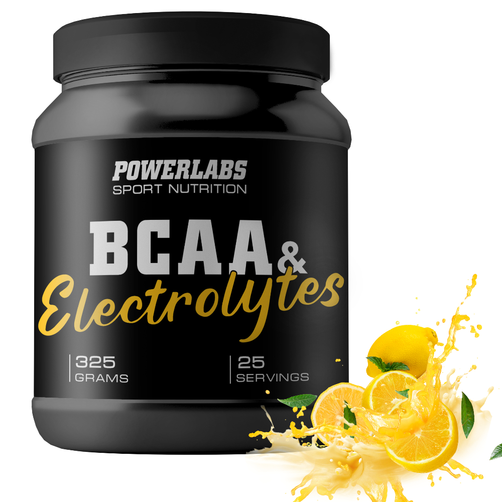 BCAA Powerlabs BCAA Electrolytes 325 g (БЦАА) Лимон