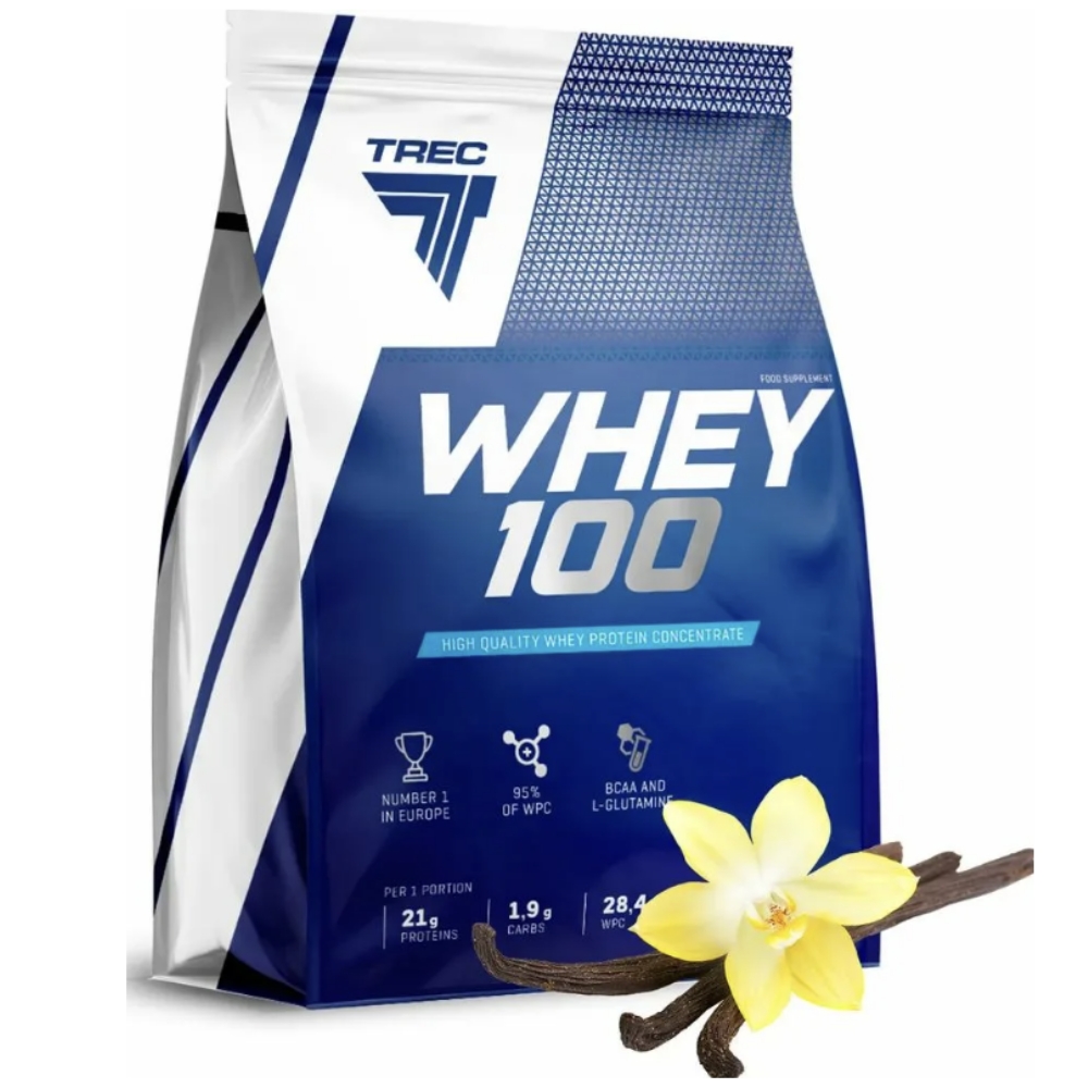 Магнезия Trec Nutrition Whey 100 Сывороточный протеин 700 g Ваниль