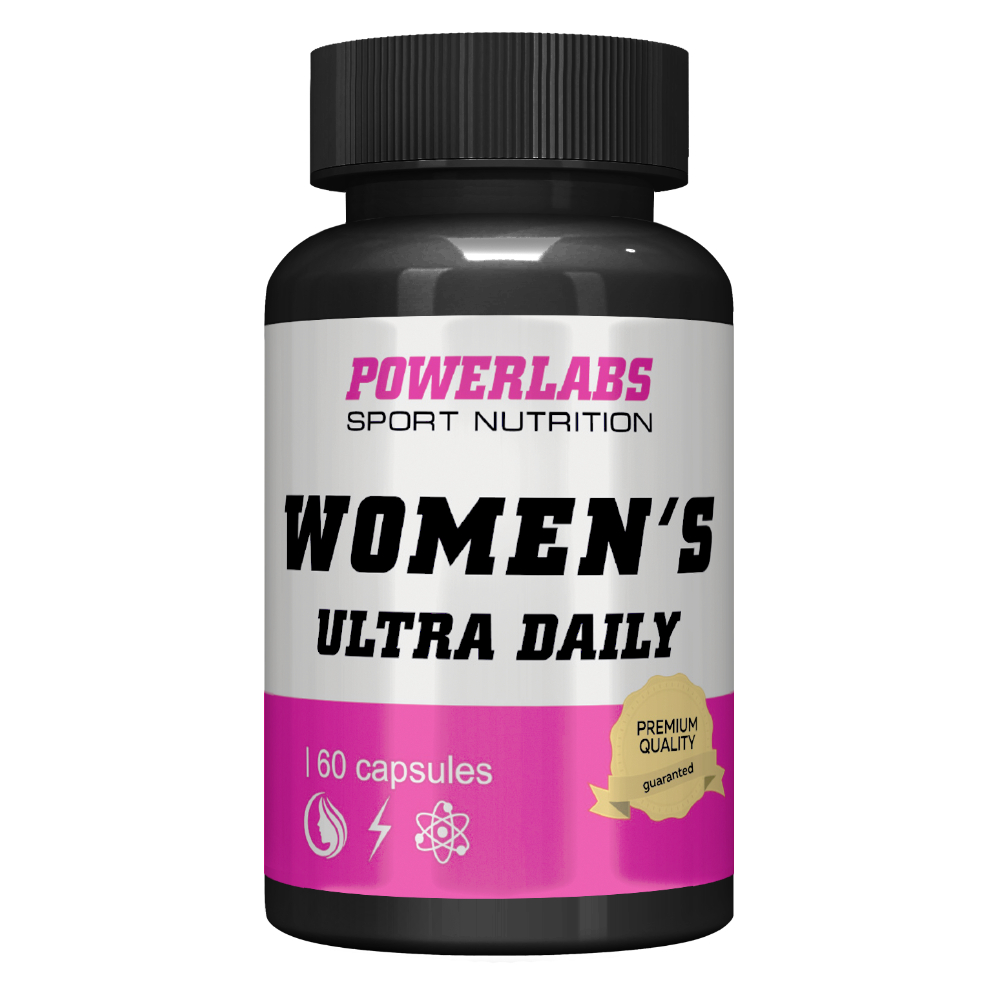 Витамины PowerLabs Витамины для женщин WOMEN'S ULTRA DAILY  60 капсул